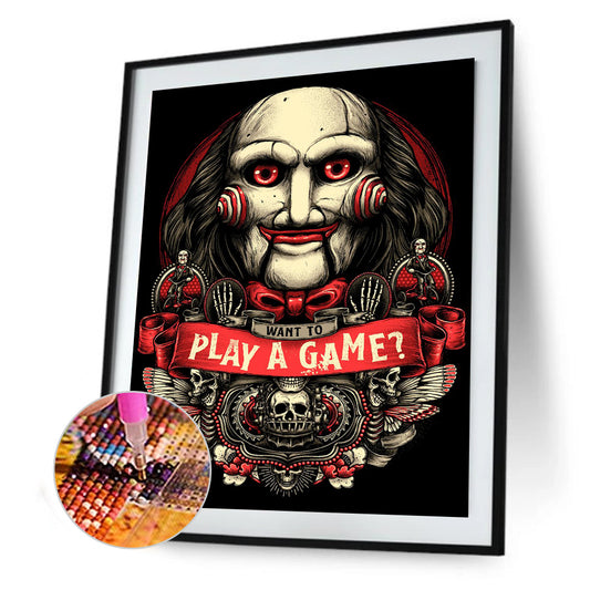 Horror Figure - Full Round Drill Diamond Painting30*40CM