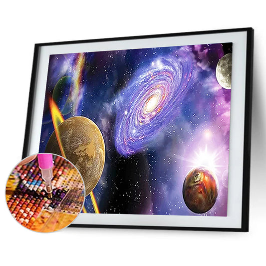Cosmic Galaxy - Full Round Drill Diamond Painting 60*50CM