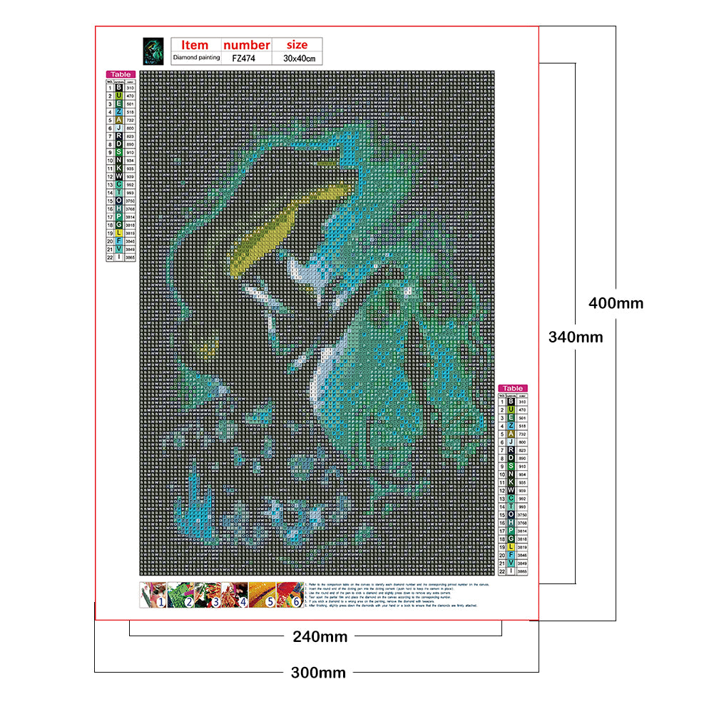 Cartoon Series Party - Full Square Drill Diamond Painting 30*40CM