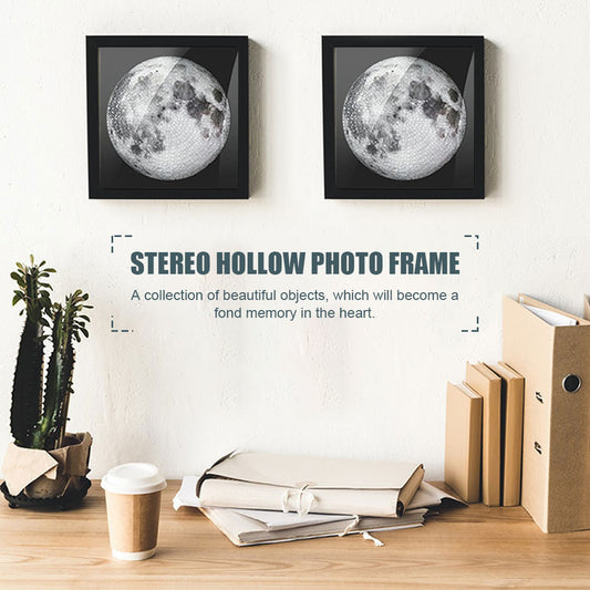 Depth 3cm DIY 3D Wooden Photo Frame for Displaying Flowers Picture Frame