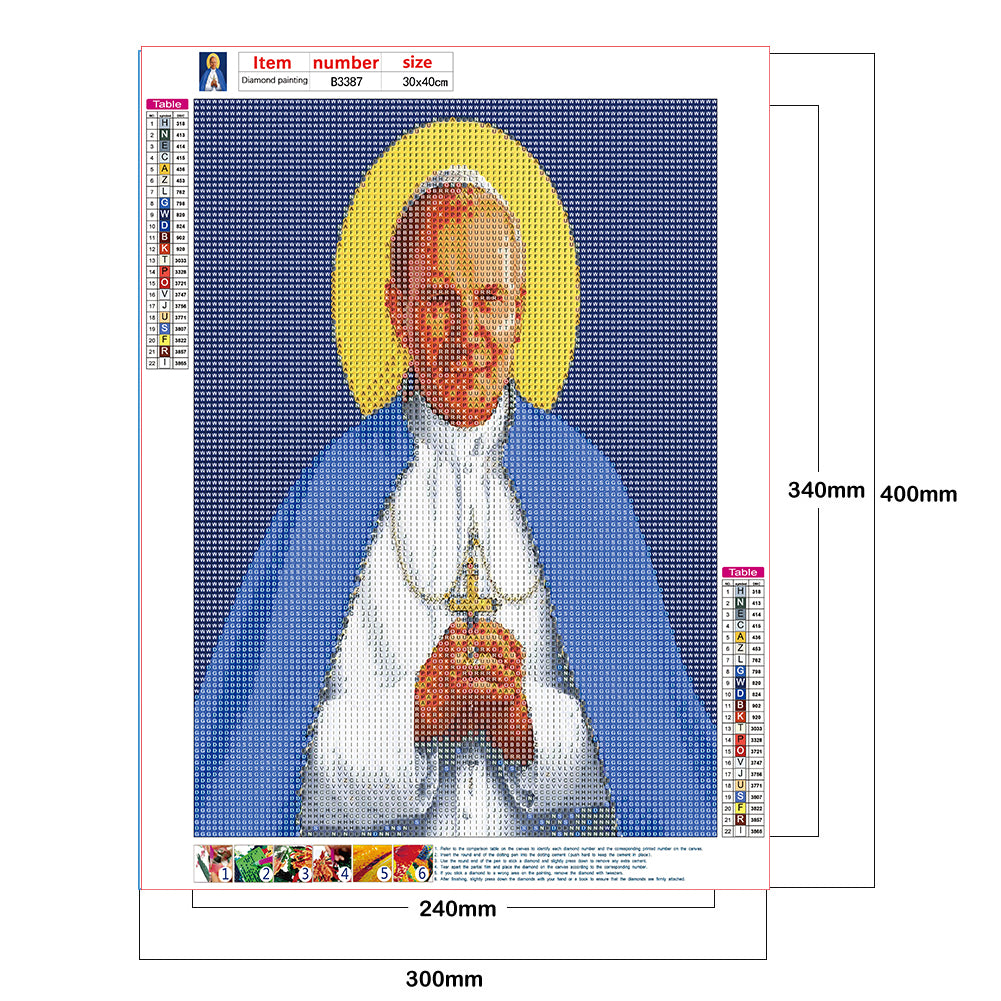 John - Full Round Drill Diamond Painting 30*40CM