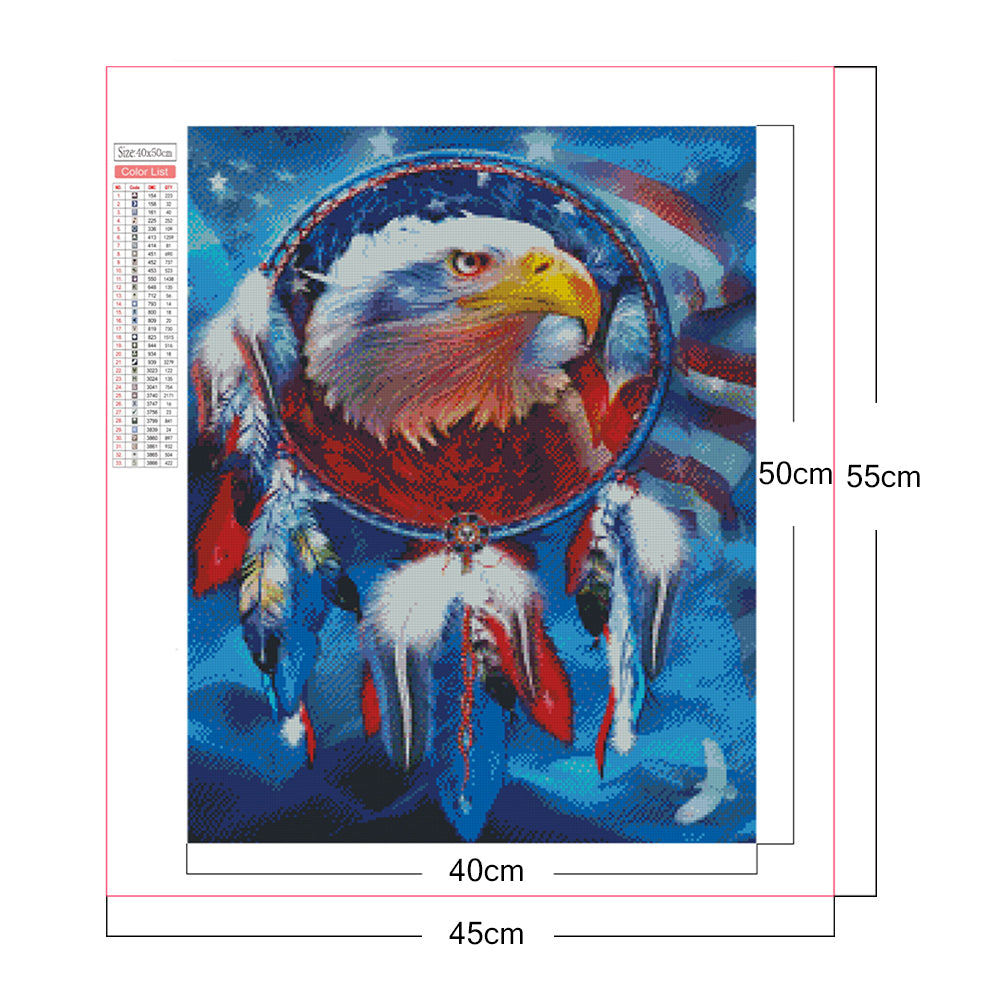 Eagle 40*50CM(Canvas) Full Square Drill Diamond Painting
