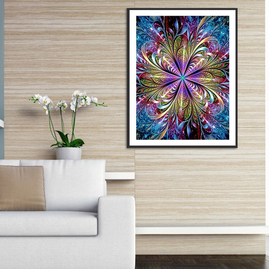 Colorful Print - Full Round Drill Diamond Painting 40*50CM