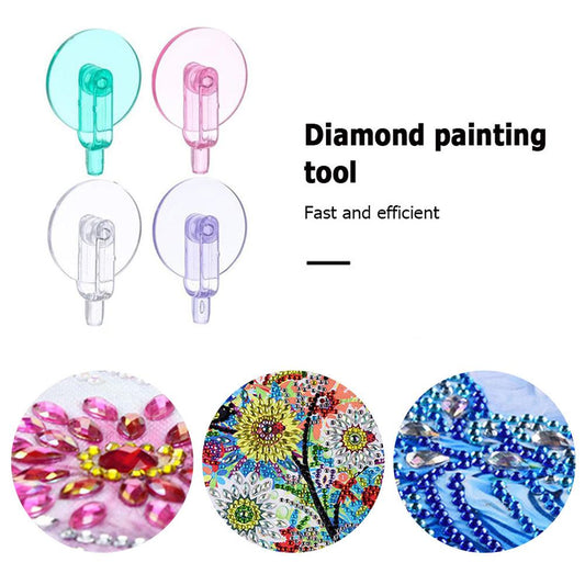 24pcs Colorful Point Drill Pen Scroll Wheel Easy 5D Diamond Painting Roller
