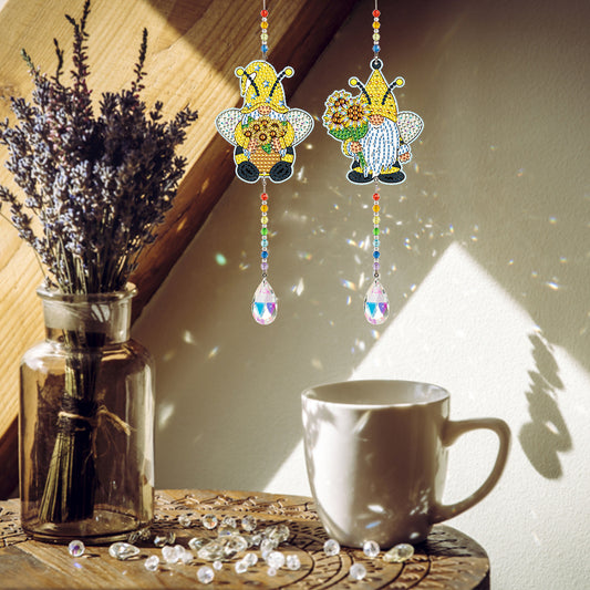 Crystal Light Catcher Diamond Painting Pendant Rainbow Chaser DIY Hanging