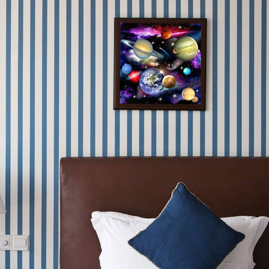Planet - Full Round Drill Diamond Painting 50*50CM