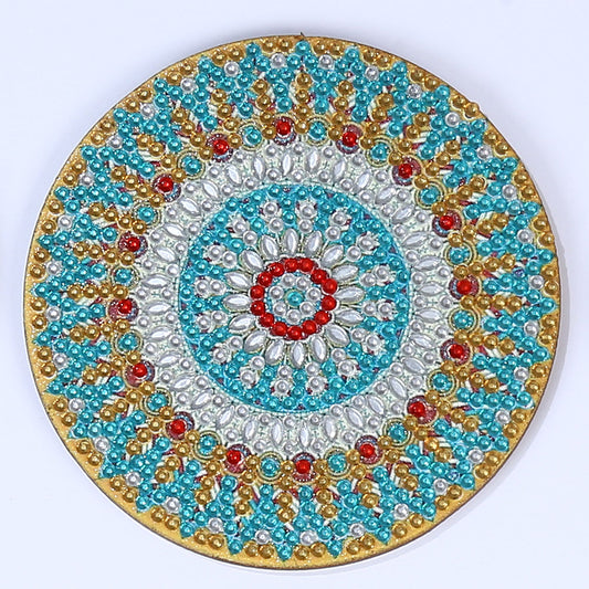 Diy Art Decor Datura Pattern 10x10x0.5cm Painting Decor Cross-stitch Home Decor