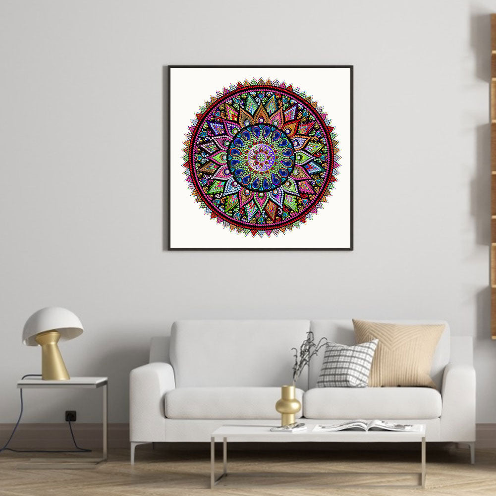 Mandala Pattern - Special Shaped Drill Diamond Paiting 30*30CM