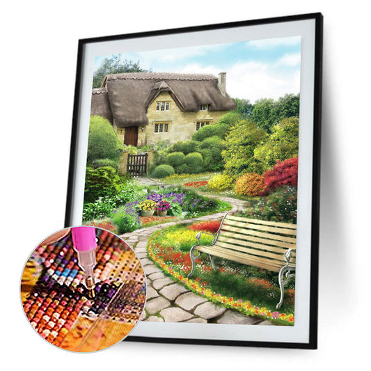 Autumn Manor - Full Round Drill Diamond Painting 30*40CM