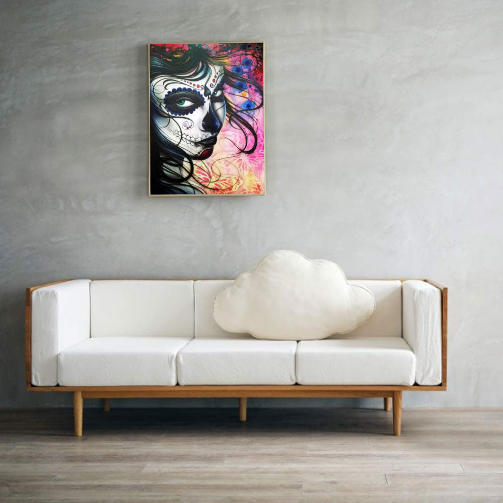 Skeleton Woman - Full Round Drill Diamond Painting 30*40CM