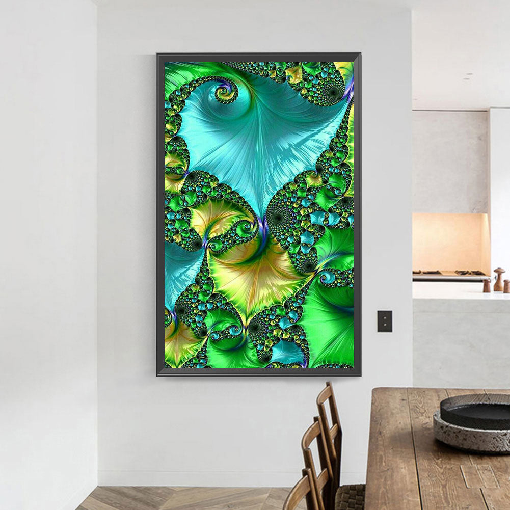 Fractal Abstract Art - Full Round Drill Diamond Painting 40*70CM