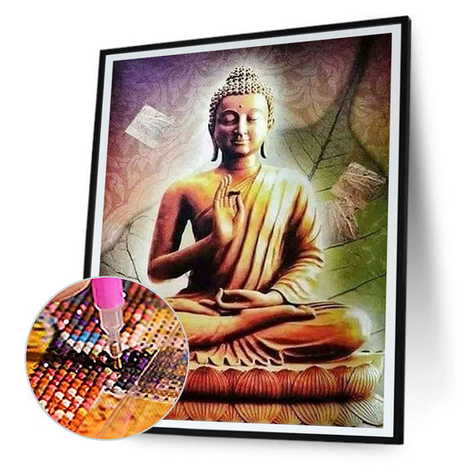 Buddha Statue - Full Round Drill Diamond Painting 40*50CM