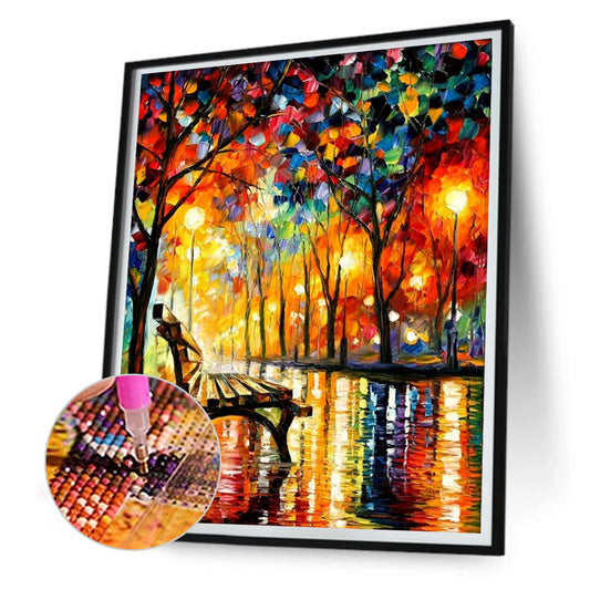 Dream Street - Full Round Drill Diamond Painting 40*50CM