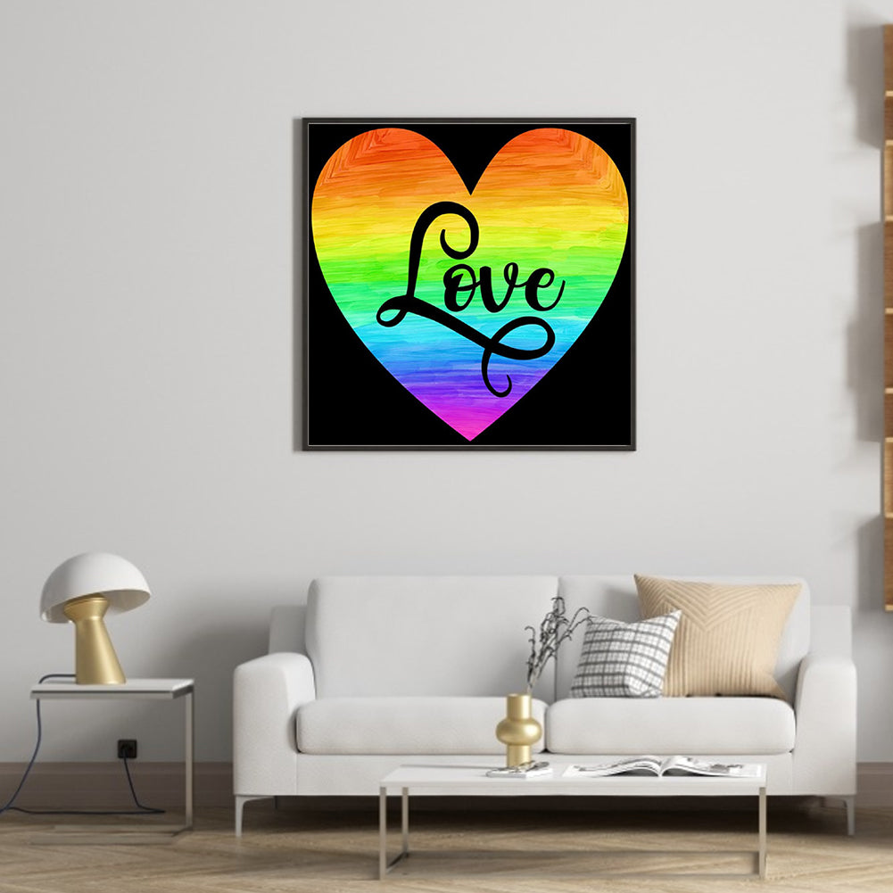 Love Color Love - Full Square Drill Diamond Painting 30*30CM