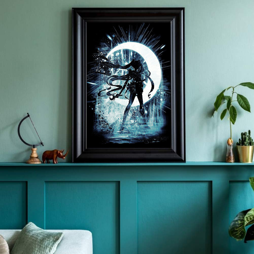 Sailor Moon Crystal Silhouette - Full Round Drill Diamond Painting 50*60CM