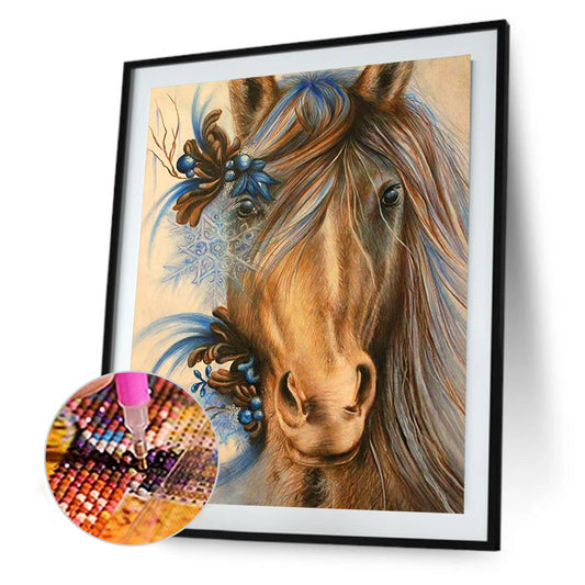 Horse - Full Round Drill Diamond Painting 40*50CM