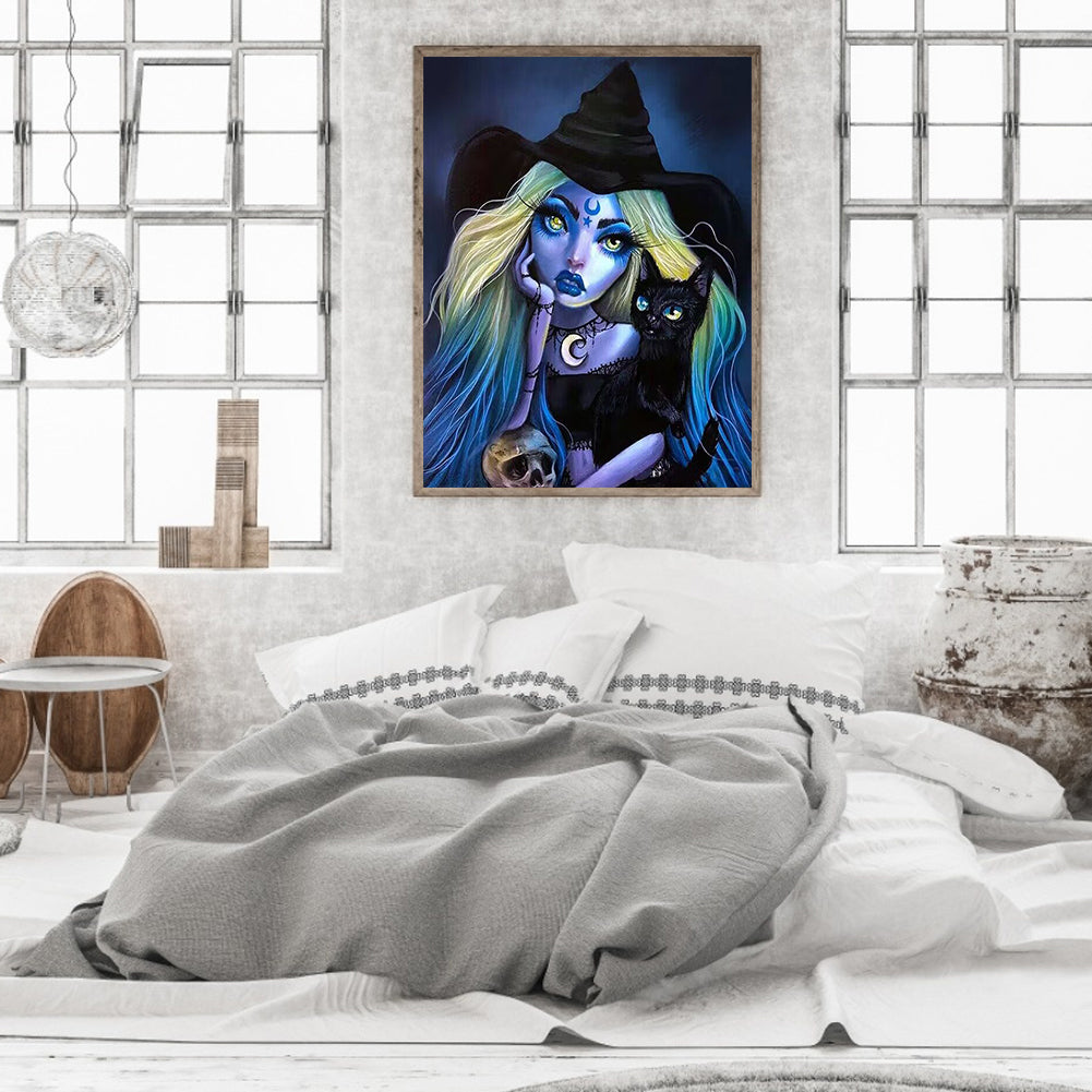 The Witch - Full Round Drill Diamond Painting 30*40CM