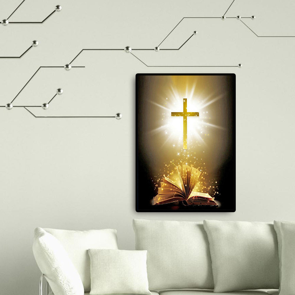 Cross - Full Round Drill Diamond Painting 40*50CM