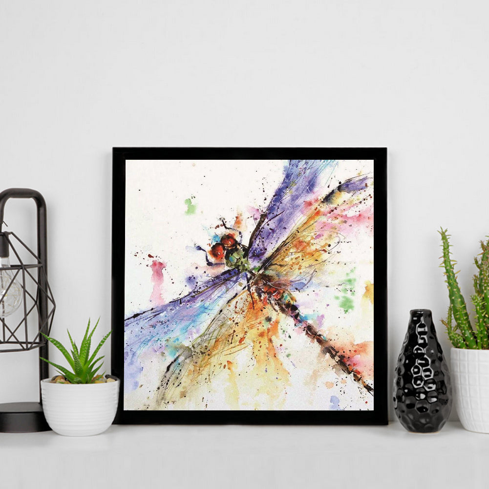 Dragonfly - Full Square Drill Diamond Painting 30*30CM