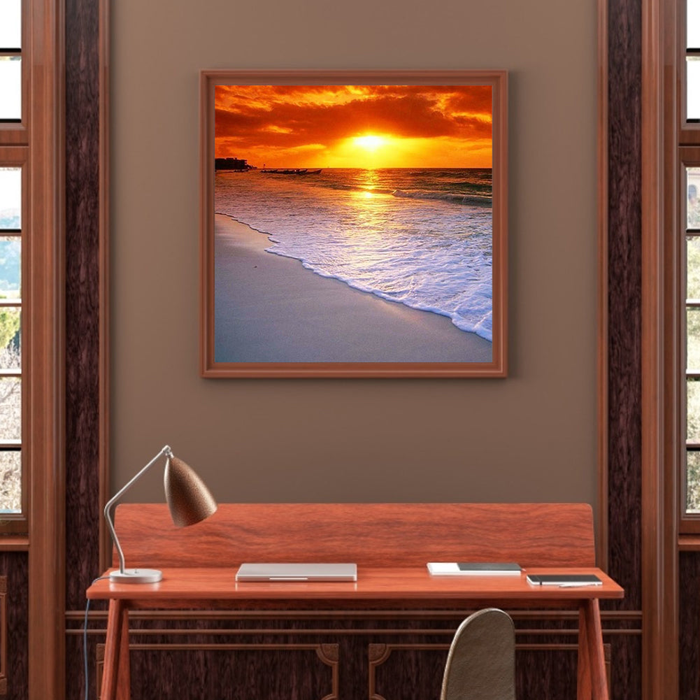 Sunset Sunset - Full Square Drill Diamond Painting 30*30CM