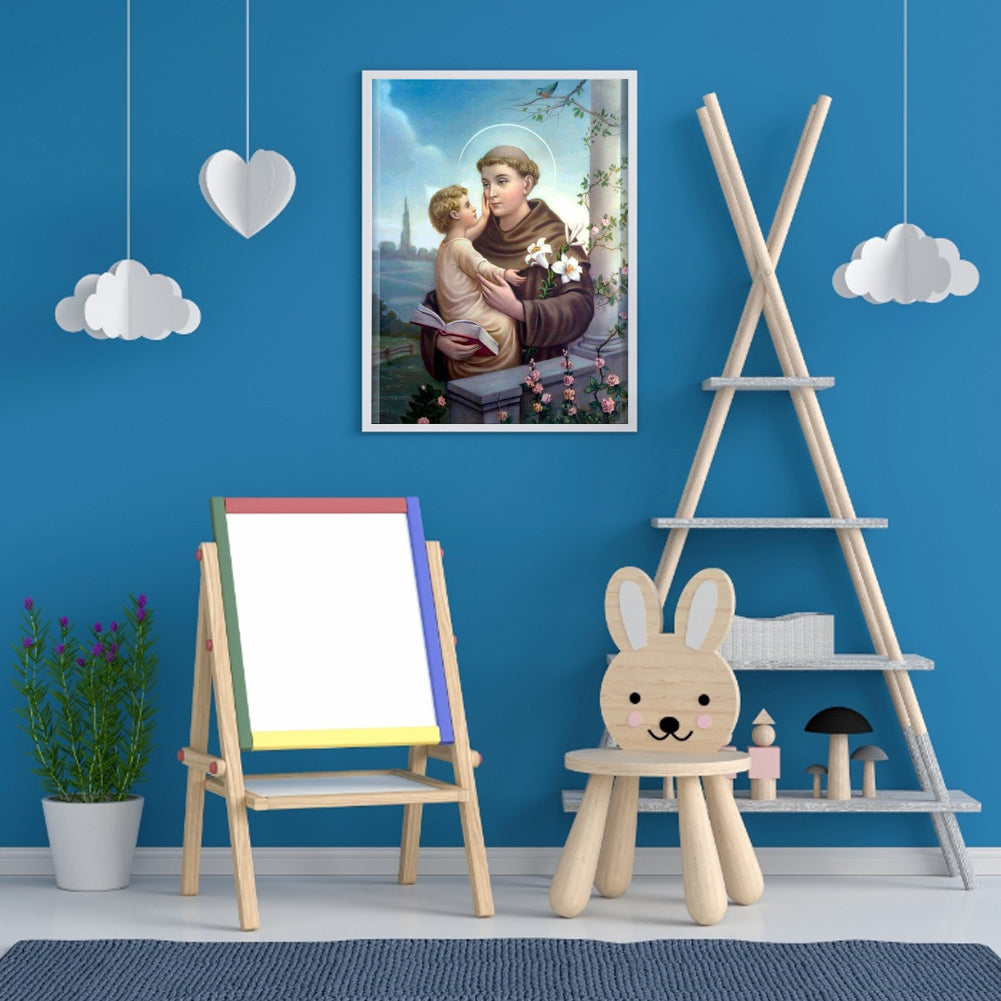 Saint Anthony Of Padua - Full Round Drill Diamond Painting 40*50CM