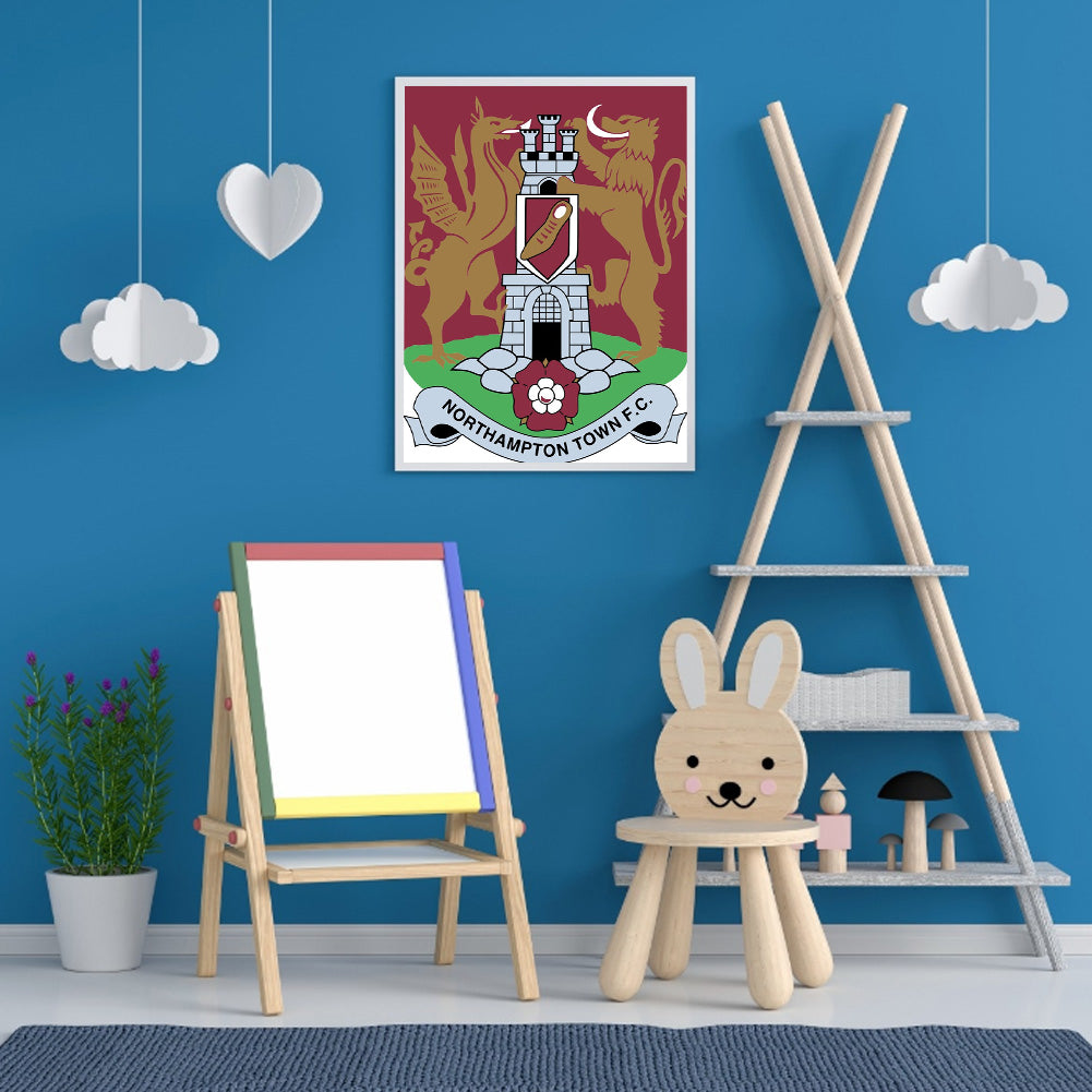 Northampton Football Club - Full Round Drill Diamond Painting 30*40CM