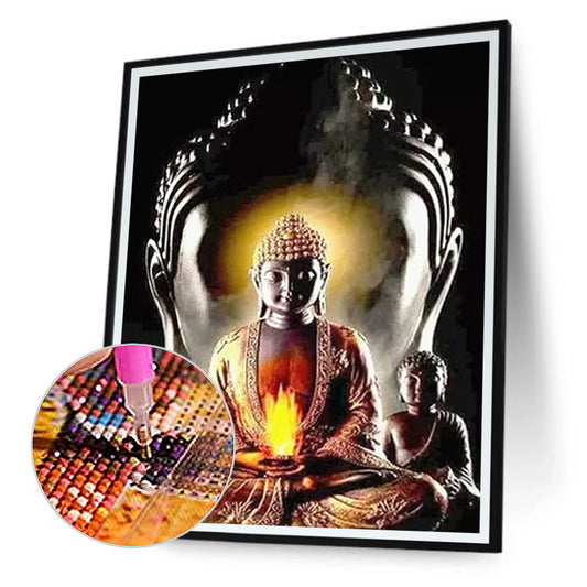 Buddha Statue - Full Round Drill Diamond Painting 30*40CM