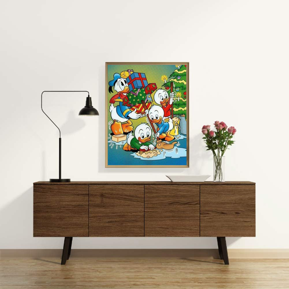 Donald Duck - Full Round Drill Diamond Painting 30*40CM