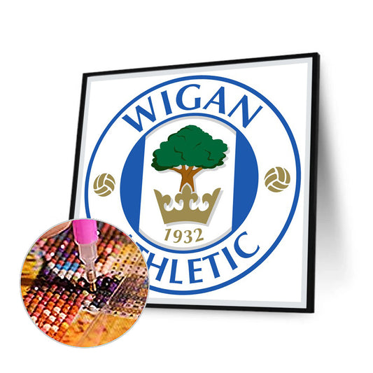Wigan Athletic Football Club - Full Round Drill Diamond Painting 30*30CM