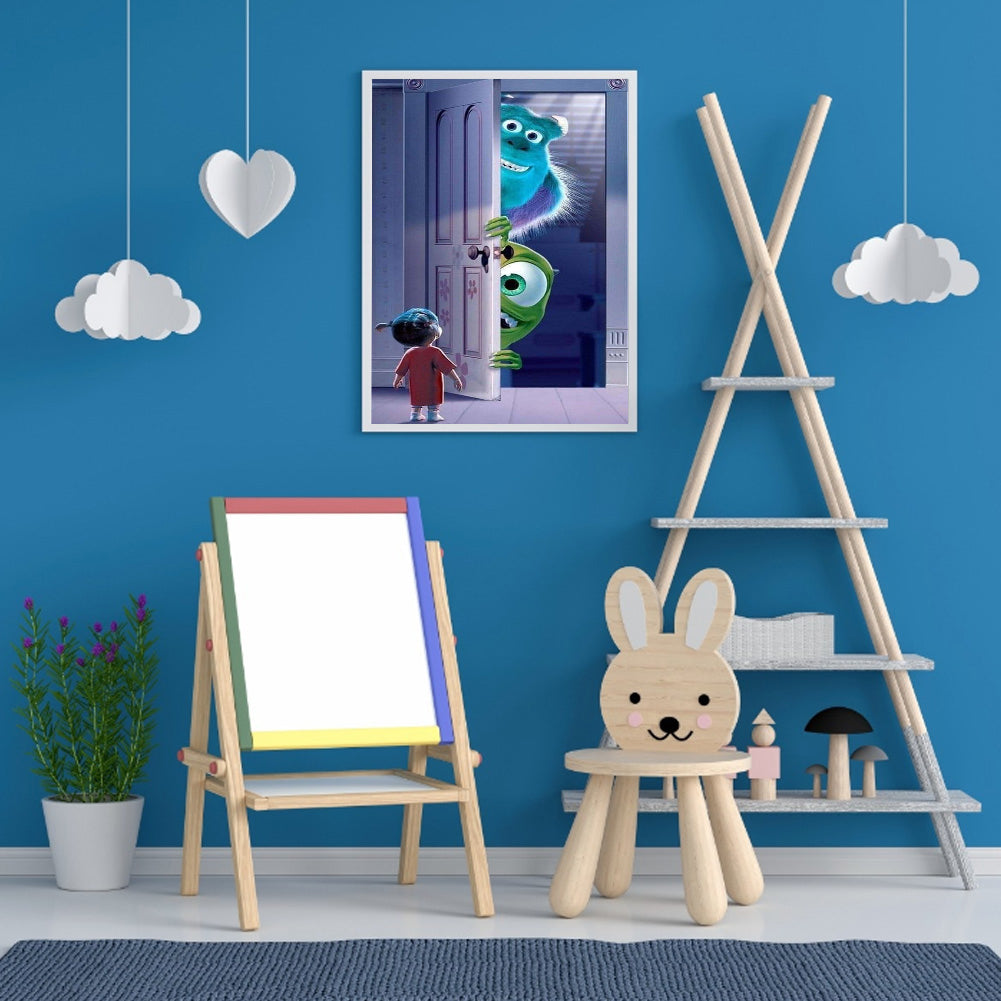 Monsters Inc. - Full Round Drill Diamond Painting 30*40CM