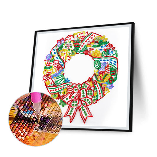 Yanzhi Painting Garland - Special Shaped Drill Diamond Painting 30*30CM
