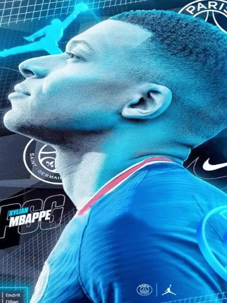 Mbappe - Full Round Drill Diamond Painting 40*80CM
