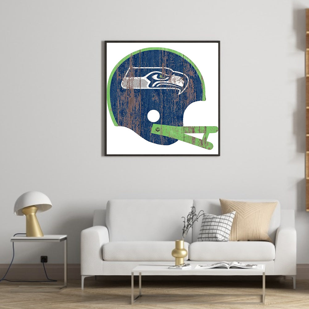 Seattle Seahawks Football Team - Full Round Drill Diamond Painting 30*30CM
