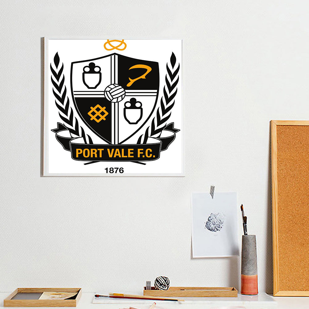 Port Vale Football Team - Full Round Drill Diamond Painting 30*30CM