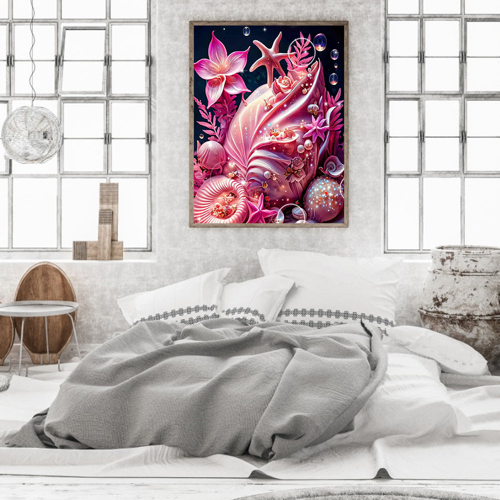 Dream Beach Shells - Full Round Drill Diamond Painting 30*40CM