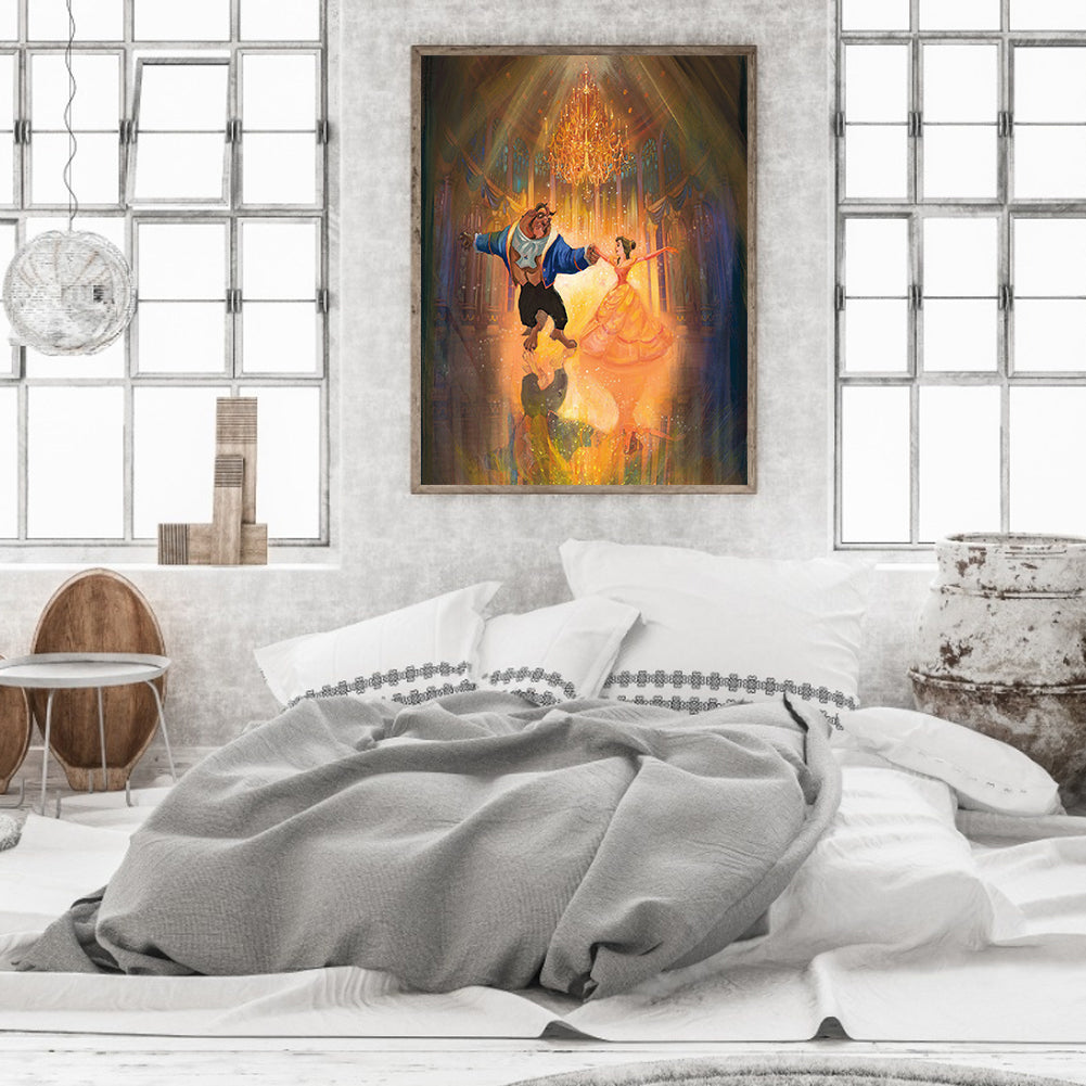 Princess Belle - Full Round Drill Diamond Painting 30*40CM