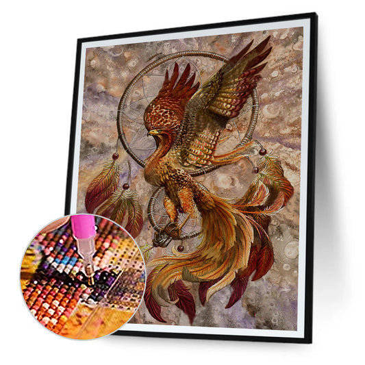 Phoenix Dream Catcher - Full Square Drill Diamond Painting 30*40CM
