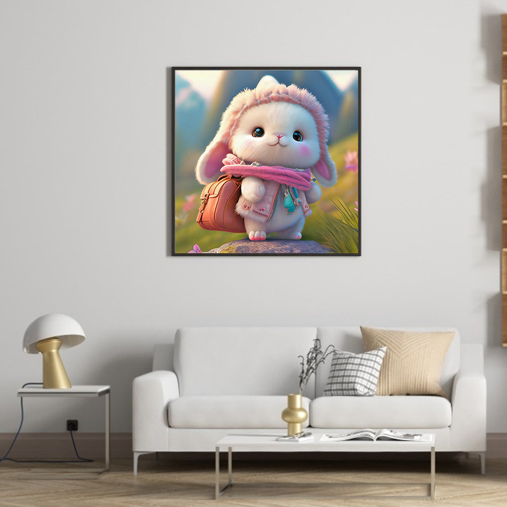Cute Bunny - Full Round Drill Diamond Painting 30*30CM