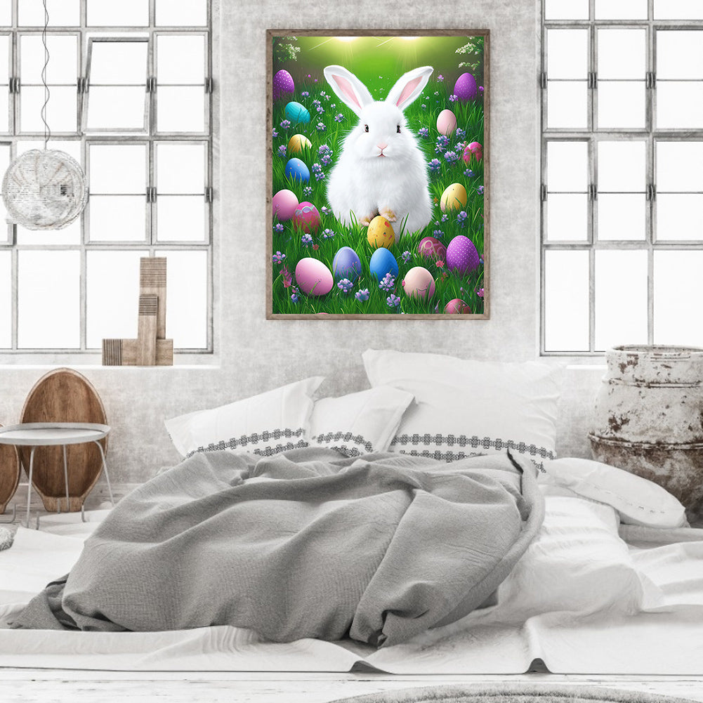 Easter Bunny - Full Round Drill Diamond Painting 30*40CM