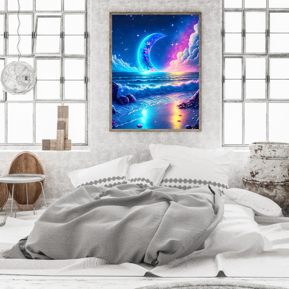 Rainbow Beach - Full Round Drill Diamond Painting 30*40CM