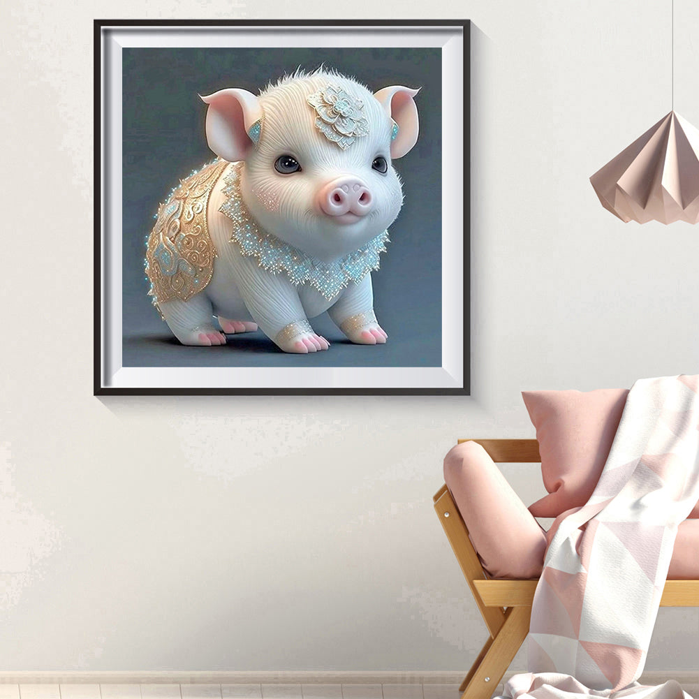 Zodiac Pig - Full Square Drill Diamond Painting 30*30CM