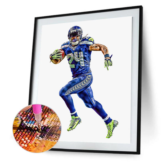 Football Area - Full Round Drill Diamond Painting 40*50CM