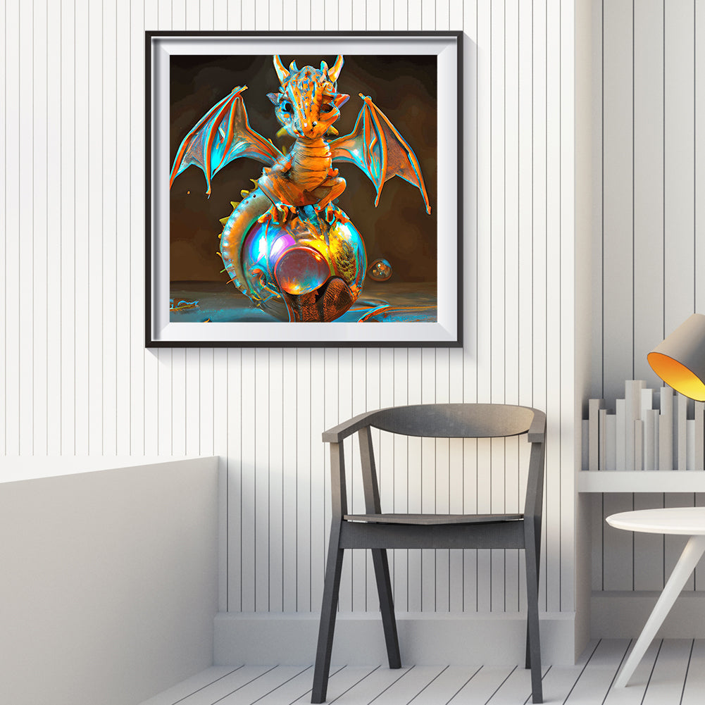 Guardian Planet Little Pterosaur - Full Round Drill Diamond Painting 30*30CM