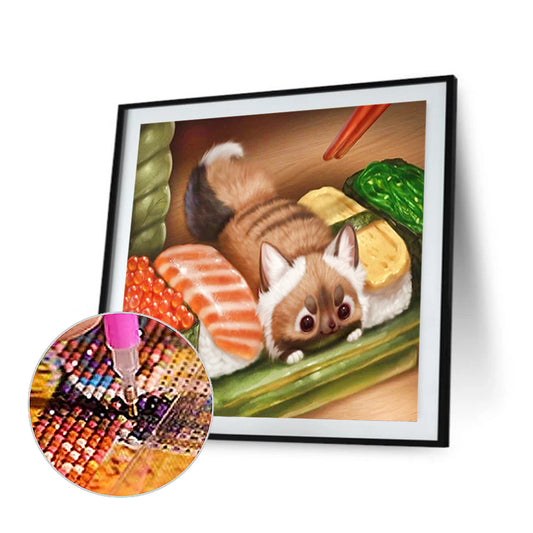 Cute Dessert Animal - Full Round Drill Diamond Painting 30*30CM