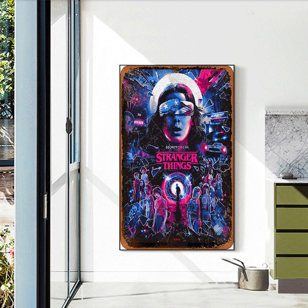 Stranger Things - Full Round Drill Diamond Painting 30*50CM