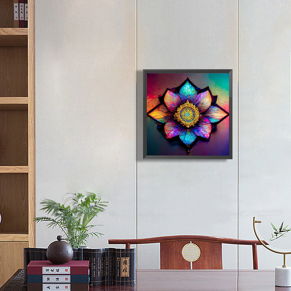 Colorful Mandala - Full Round Drill Diamond Painting 30*30CM