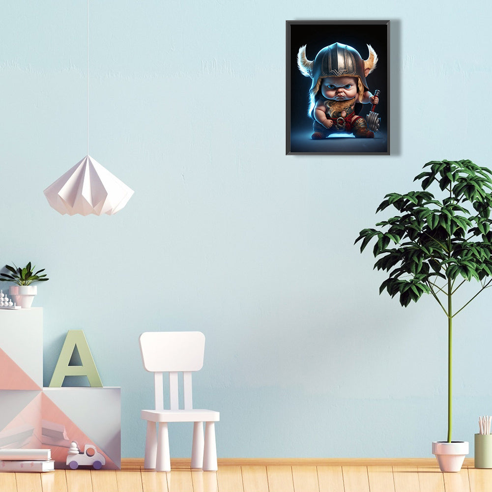 Dali Baby - Full Round Drill Diamond Painting 30*40CM