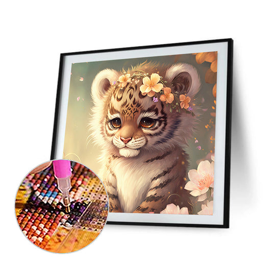 Little Tiger - Full Square Drill Diamond Painting 30*30CM