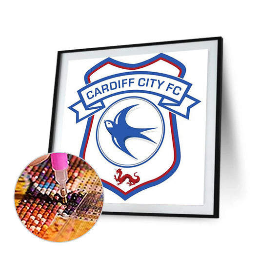 Cardiff City Football Club - Full Round Drill Diamond Painting 40*40CM