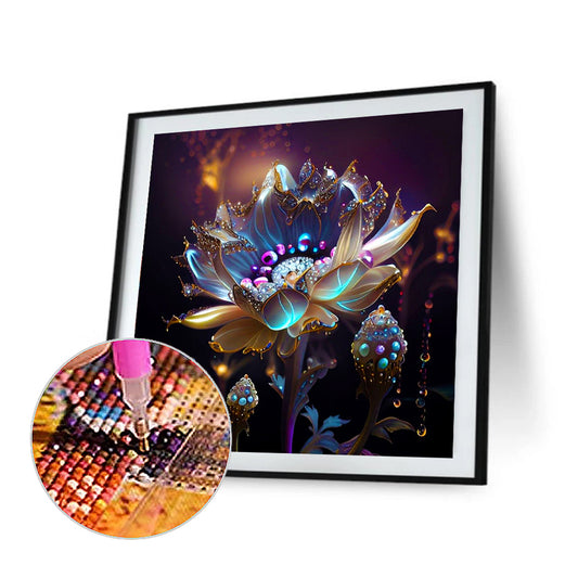 Crystal Flower - Full Round Drill Diamond Painting 30*30CM